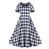 Vintage Check -Puuvillamekko