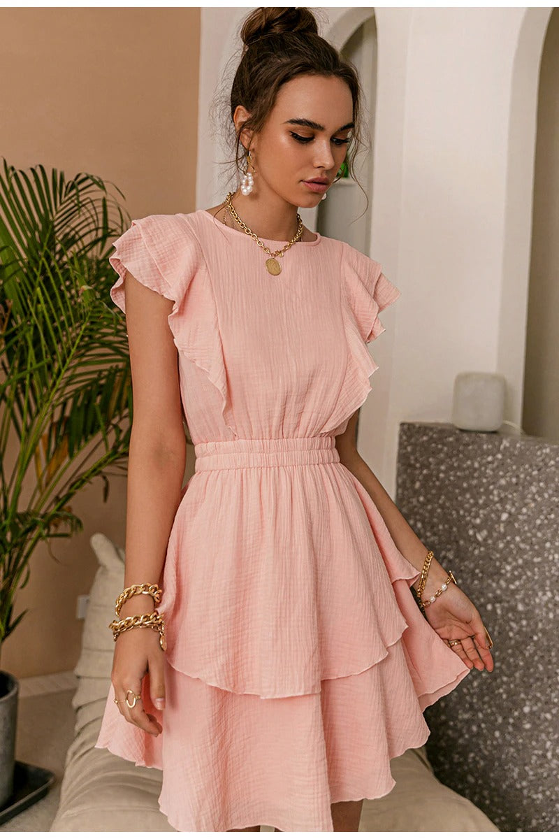 Vintage Puuvillainen Mekko