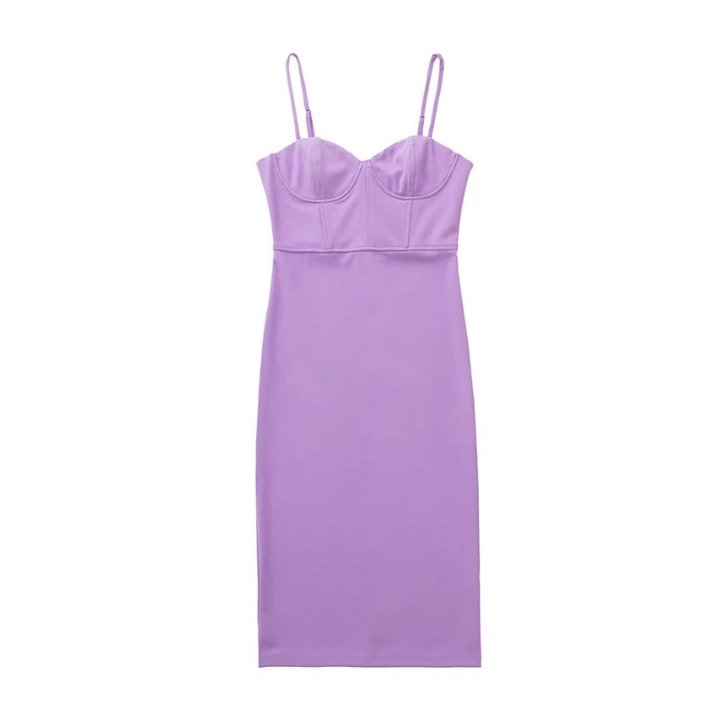 Vintage 40-Luvun Lyijykynämekko, Laventeli