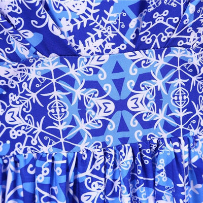 Vintage Joulumekko Sininen