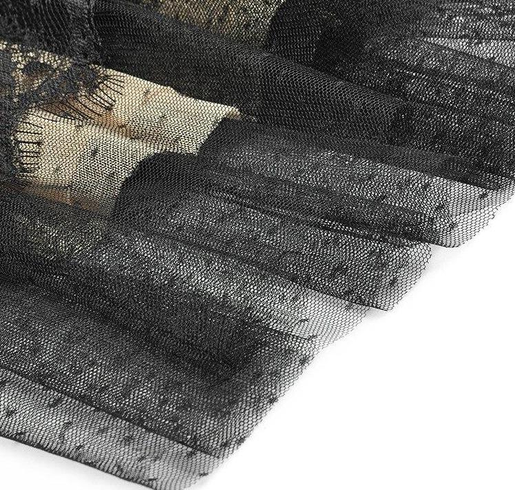 Vintage Pitsinen Pitkähihainen Mekko