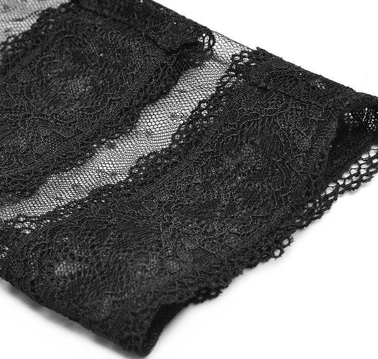 Vintage Pitsinen Pitkähihainen Mekko