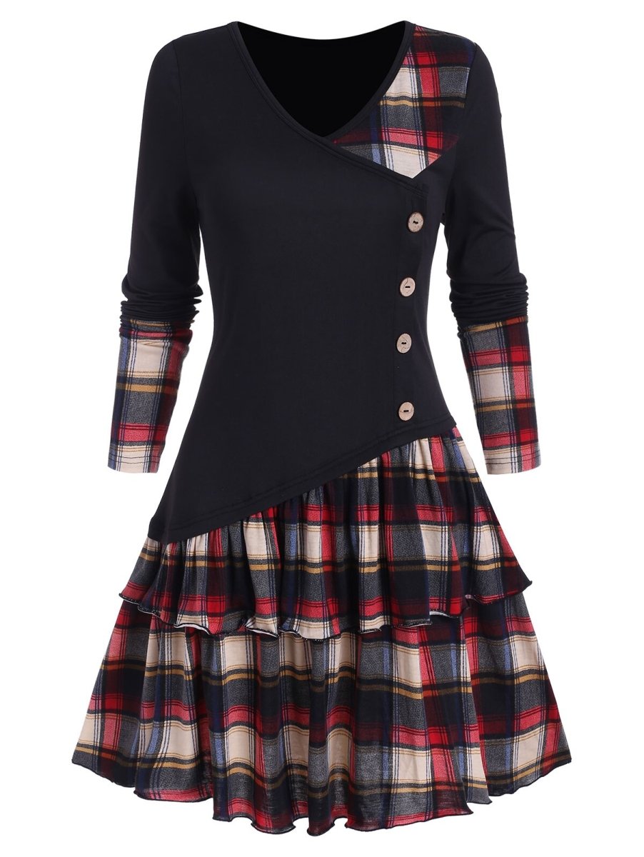 Vintage Musta Scotland-Mekko