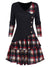 Vintage Musta Scotland-Mekko
