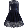 Vintage Gala Navy Mekko