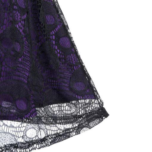 Vintage Goottilainen Violetti Mekko