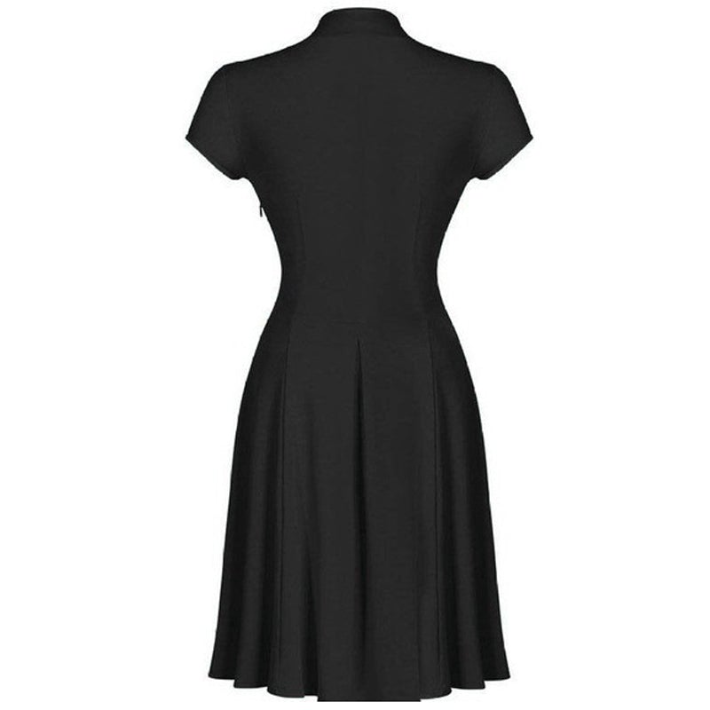 Vintage Plus Size 50s Mekko Musta