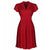 Vintage Plus-Kokoinen 50-Luvun Punainen Mekko