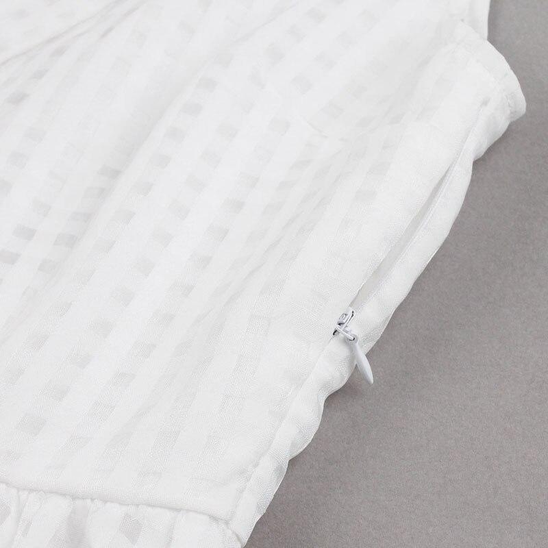 Valkoinen Plus-Koon Vintage Mekko