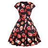 Vintage Plus-Kokoinen Cupcake-Mekko