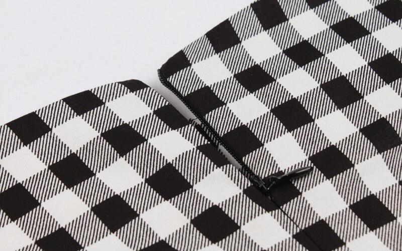 60-Luvun Gingham Check -Mekko