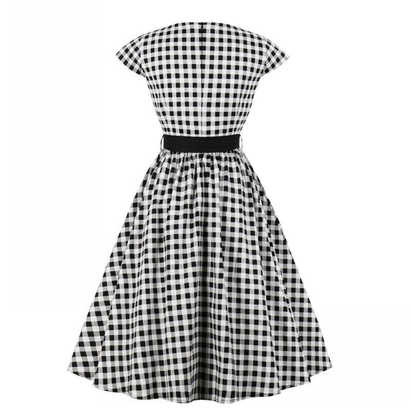 60-Luvun Gingham Check -Mekko
