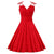 50-Luvun Glamour Punainen Mekko