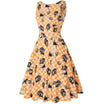 Vintage Plus-Kokoinen Halloween-Mekko