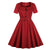 60-Luvun Audrey Hepburn Burgundy Mekko