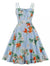 Vintage Dress Plus Size Nature Daisies
