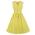 Vintage Plus-Koon Pastellinkeltainen Mekko