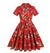 Vintage Plus-Kokoinen Rockabilly-Baarimekko