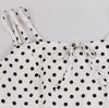 Vintage Plus-Koon Valkoinen Rockabilly-Mekko