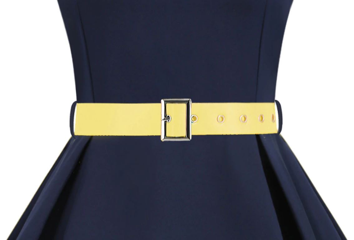 60-Luvun Keltainen Mekko