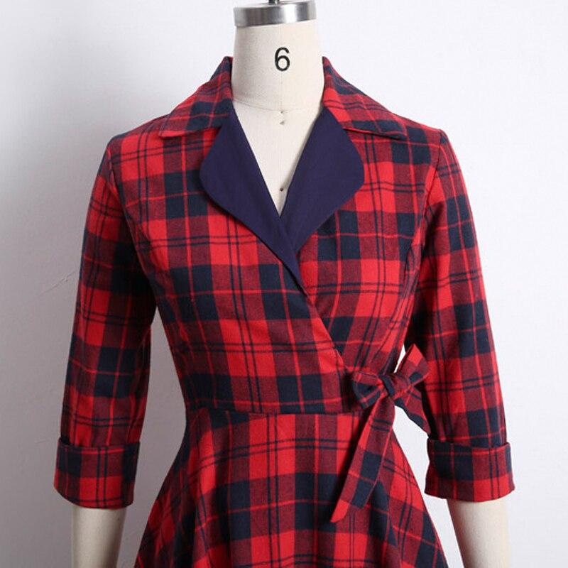 Vintage Talvipuuvillamekko