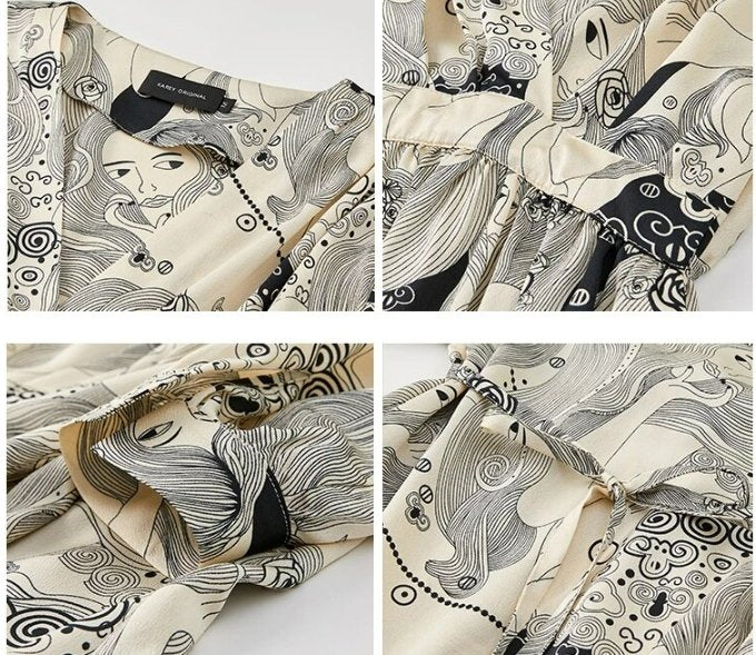 Vintage Harmaa Häämekko