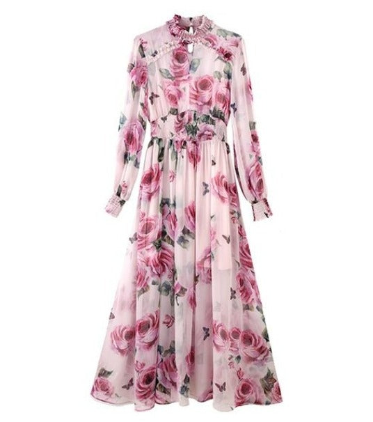 Vintage Vaaleanpunainen Häämekko