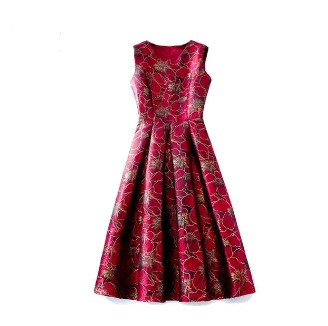 Vintage Violetti Päivämekko