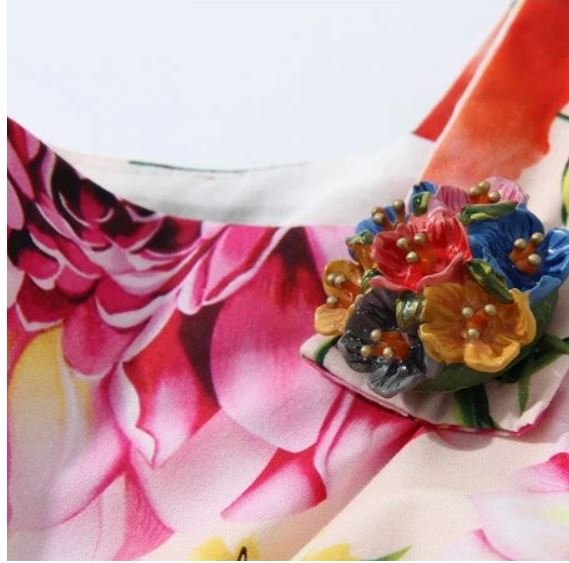 Vintage Love Kukkainen Mekko