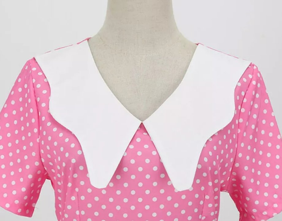 Vintage Vaaleanpunainen Häämekko