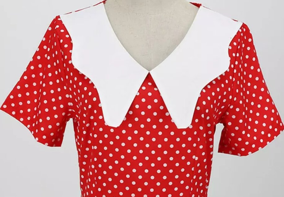 Vintage Punainen Häämekko