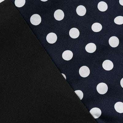 50-Luvun Sininen Pilkku Olkaimeton Mekko