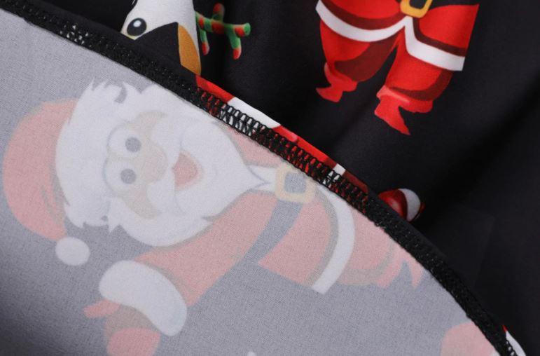 Plus-Koon Vintage-Joulumekko Musta