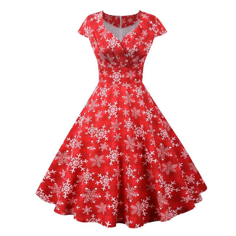 Vintage Joulumekko Plus Koon Punainen