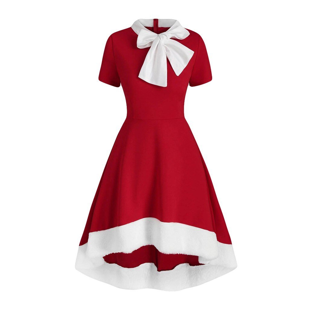 60-Luvun Vintage Punainen Mekko