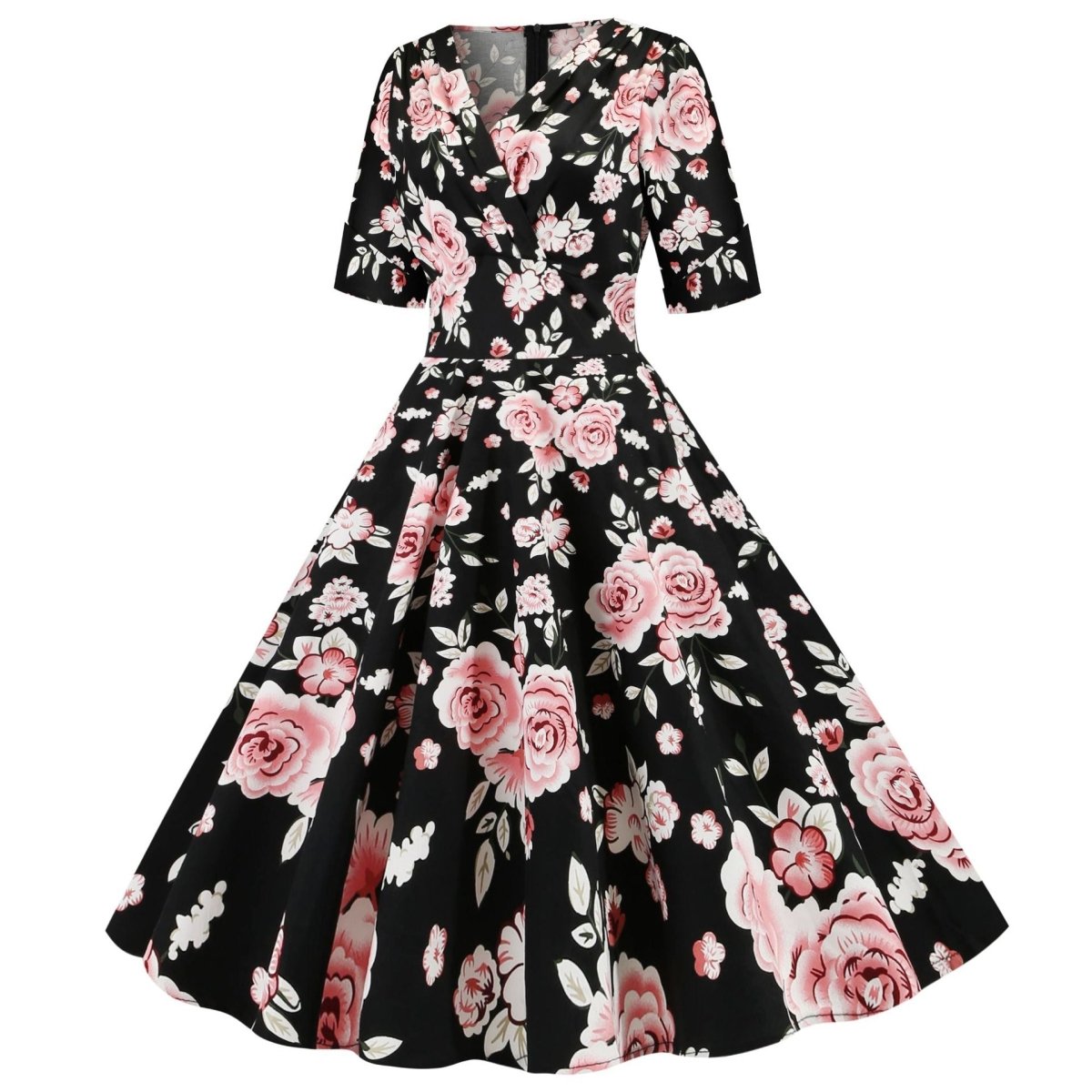 Vintage Black Roses -Mekko