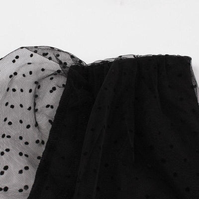 Vintage Black Dots -Mekko