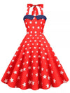 Vintage Pin Up Heart Usa -Mekko