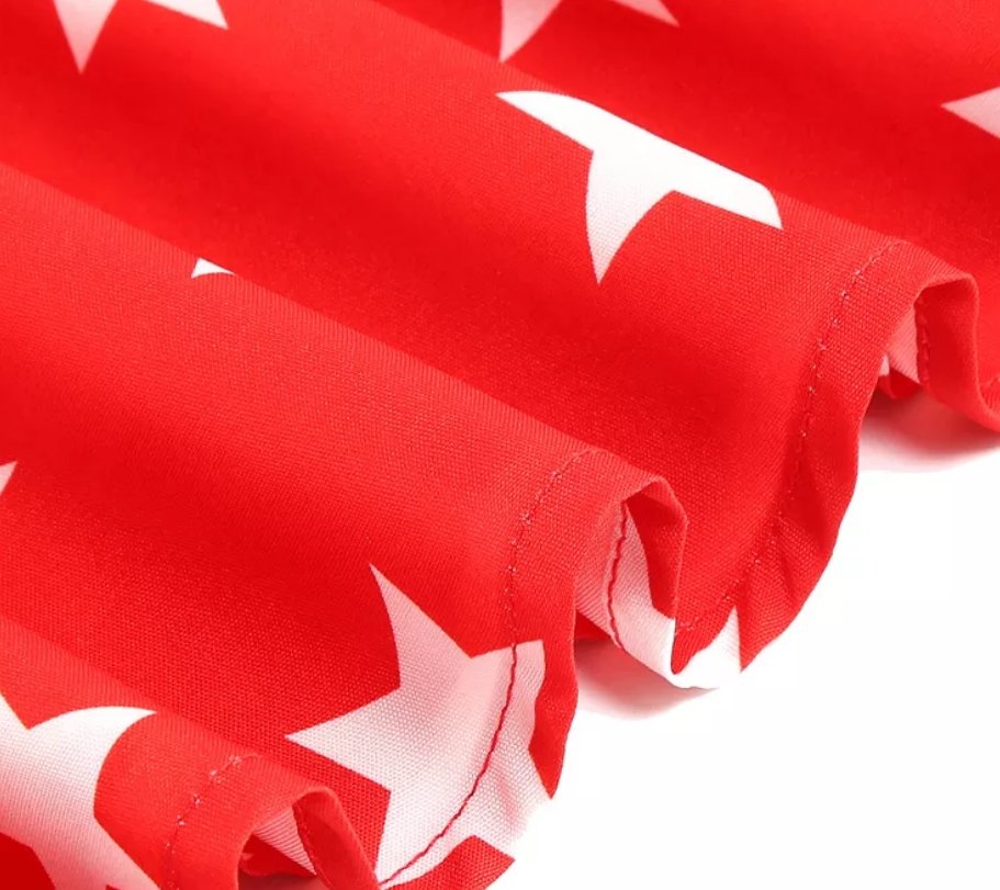 Vintage Pin Up Heart Usa -Mekko