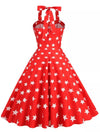 Vintage Pin Up Heart Usa -Mekko