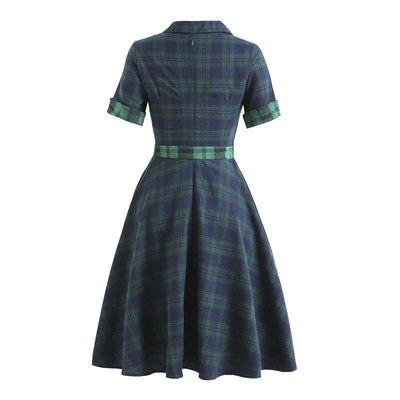 Vintage Pin Up Business -Kaulusmekko