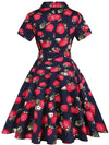 Vintage Strawberry Pin Up -Mekko