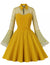 Vintage Pin Up -Mekko Plus-Koon Keltainen