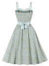 Vintage Pin Up Kukkakuvioinen Mekko