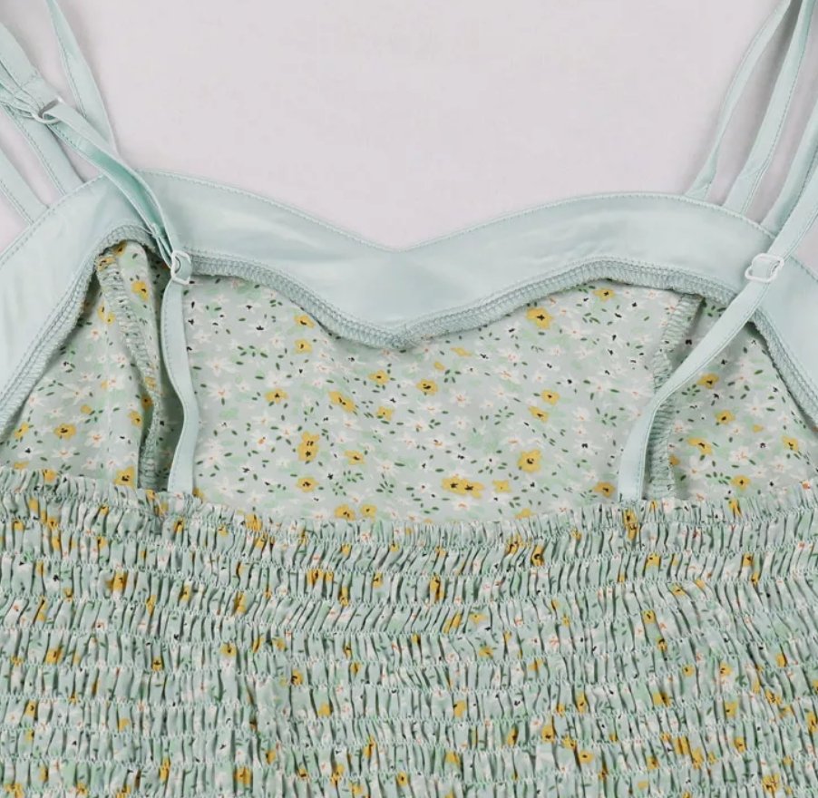 Vintage Pin Up Kukkakuvioinen Mekko