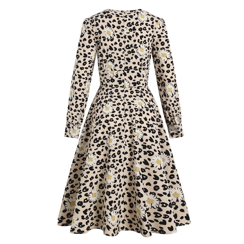 Vintage Pin Up Leopard -Mekko