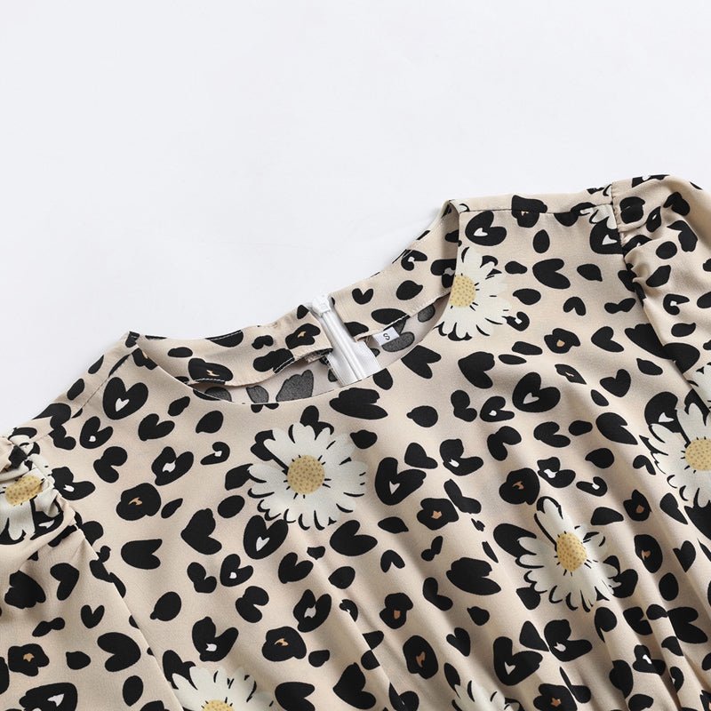 Vintage Pin Up Leopard -Mekko