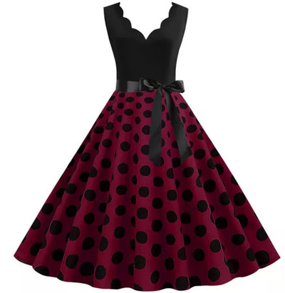 Vintage Purppura Pin Up -Mekko