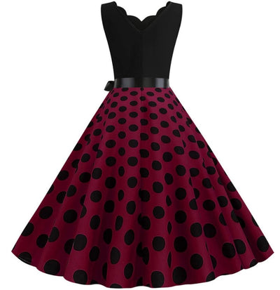 Vintage Purppura Pin Up -Mekko