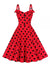 Vintage Pin Up -Mekko, Punainen Pilkku